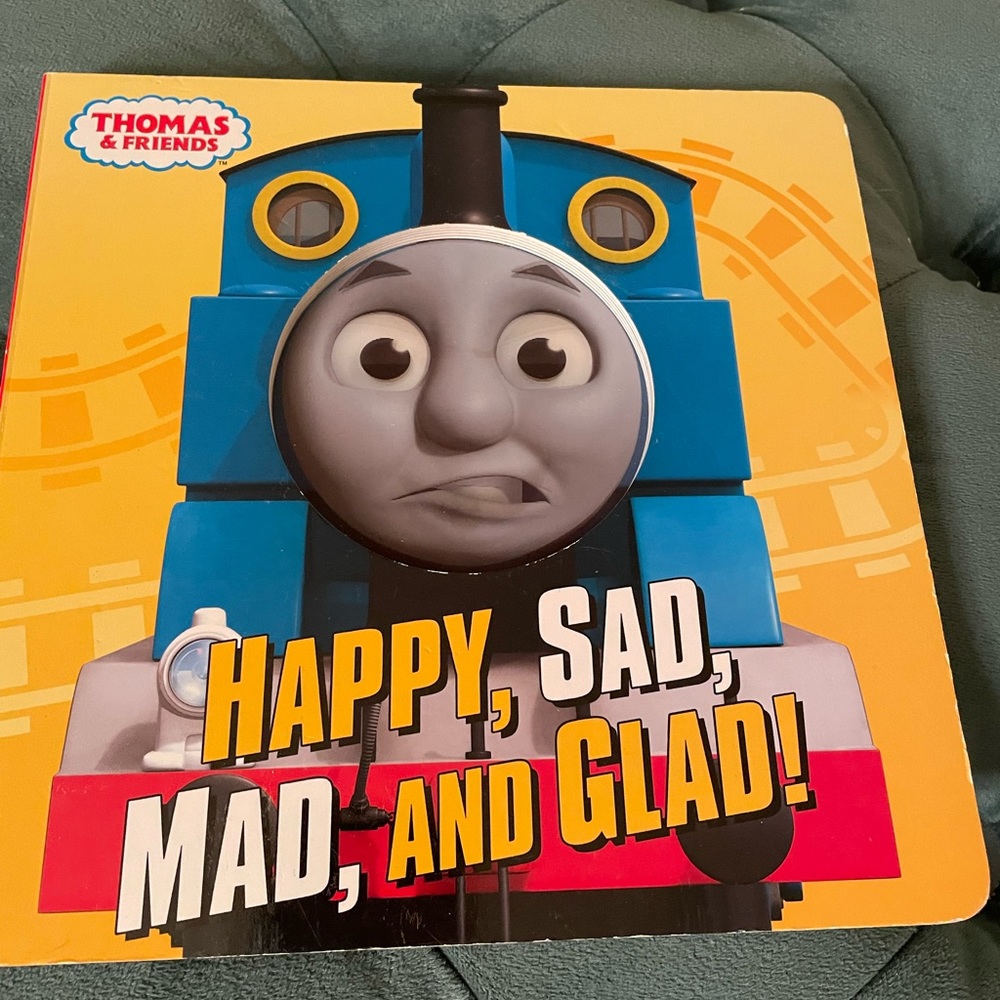 Thomas and Friends “happy, sad, mad and glad” book